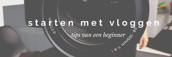 starten met vloggen
