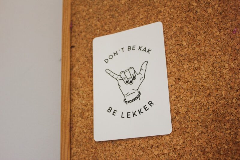 don't be kak