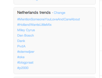 #blogpraat trending